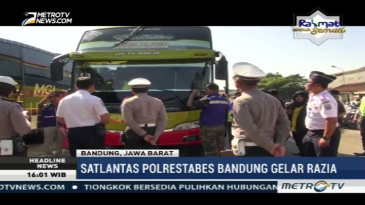 Empat Bus AKAP di Terminal Leuwi Panjang Tak Laik Jalan