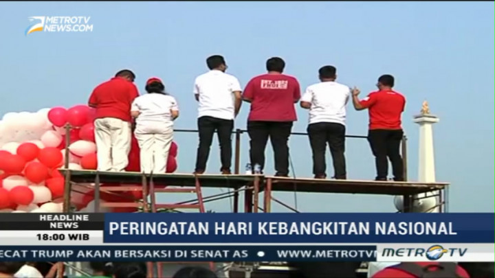 Peringati Harkitnas, Massa Gelar Aksi Damai di Monas