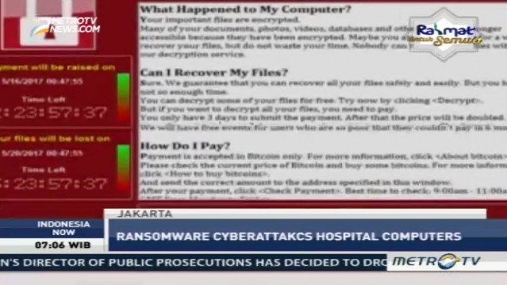 WannaCry Ransomware Affects Hospitals in Jakarta