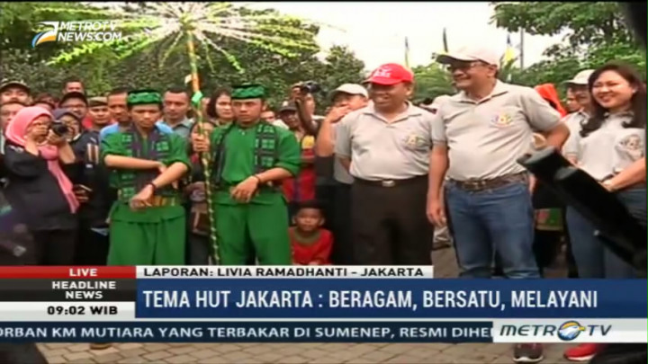 Djarot Hadiri Pencanangan HUT ke-490 DKI Jakarta