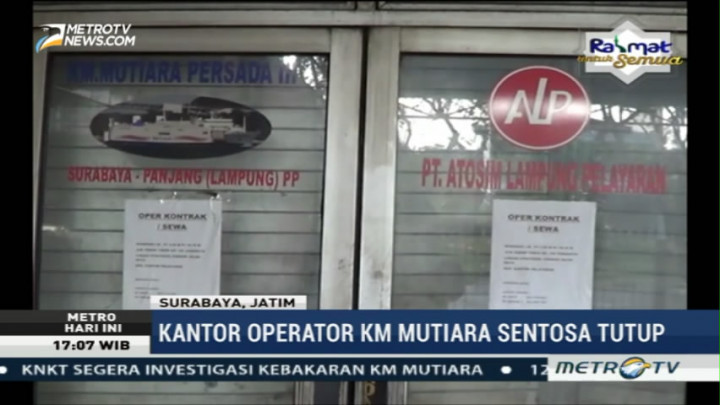 Kantor Operator KM Mutiara Sentosa I Tutup
