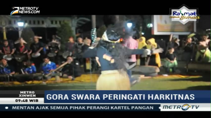 Kelompok Seni Gora Swara Peringati Harkitnas di Klaten