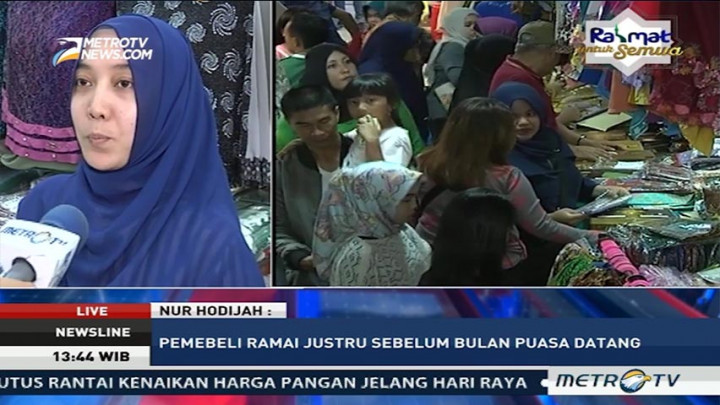 Pasar Baru Mulai Diserbu Pembeli