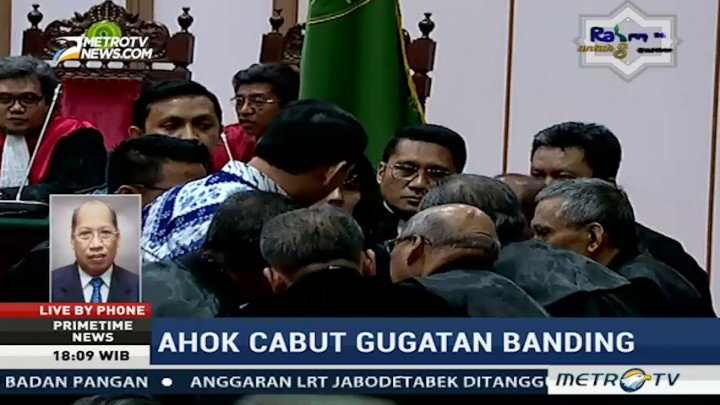 Cabut Gugatan Banding adalah Keputusan Ahok dan Keluarga
