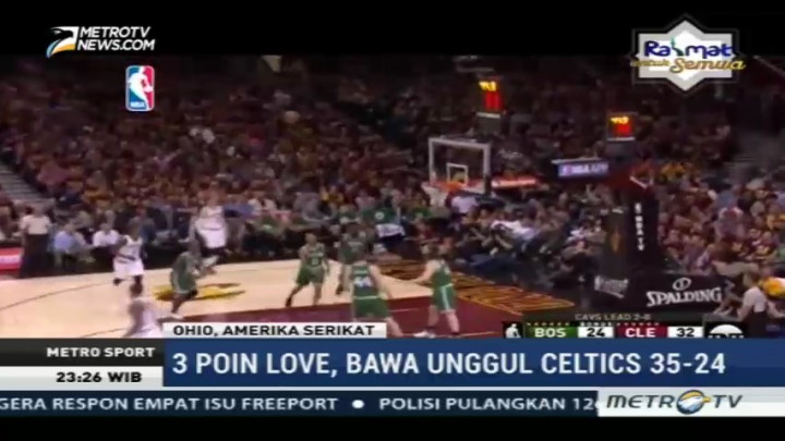 Celtics Rebut Laga Ketiga Kontra Cavaliers