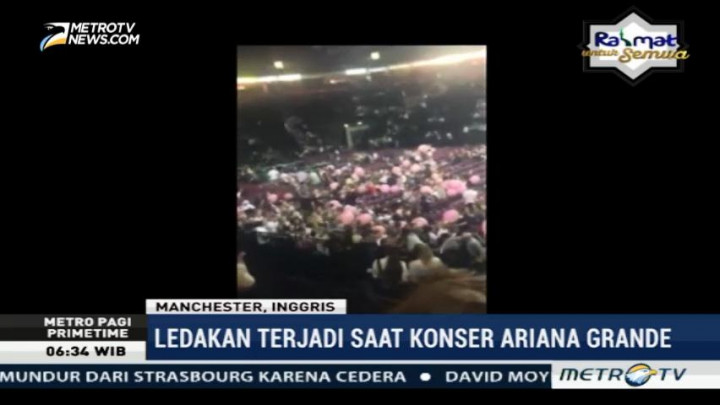 Ledakan Terjadi saat Konser Ariana Grande di Manchester