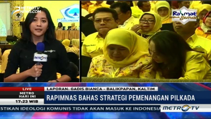 Golkar Terapkan Politik Anti-Mahar di Pilkada 2018 dan Pemilu 2019
