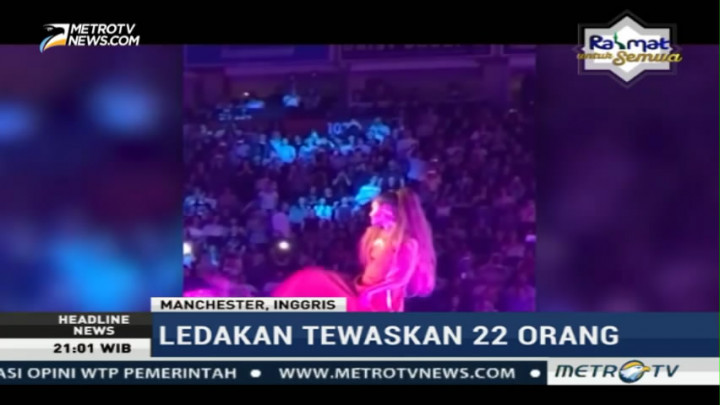 Terduga Pelaku Peledakan di Manchester Ditangkap