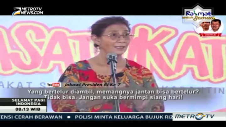 Pakai Bahasa Sunda, Menteri Susi Ajak Nelayan Jaga Kelestarian Laut