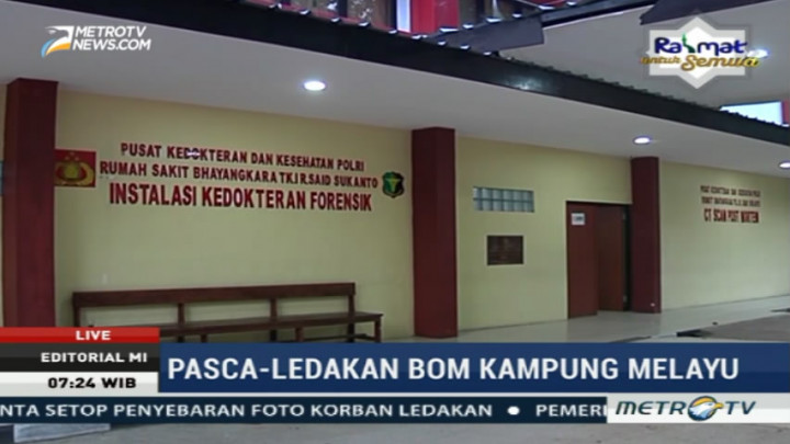 Jenazah Terduga Pelaku Ledakan Kampung Melayu Masih Diperiksa