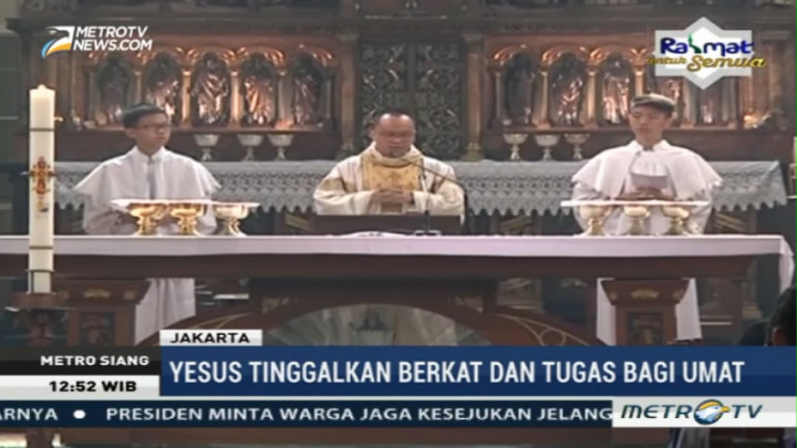 Gereja Katedral Gelar Enam Kali Misa Kenaikan Isa Almasih