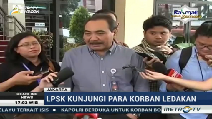 LPSK Besuk Korban Bom Kampung Melayu