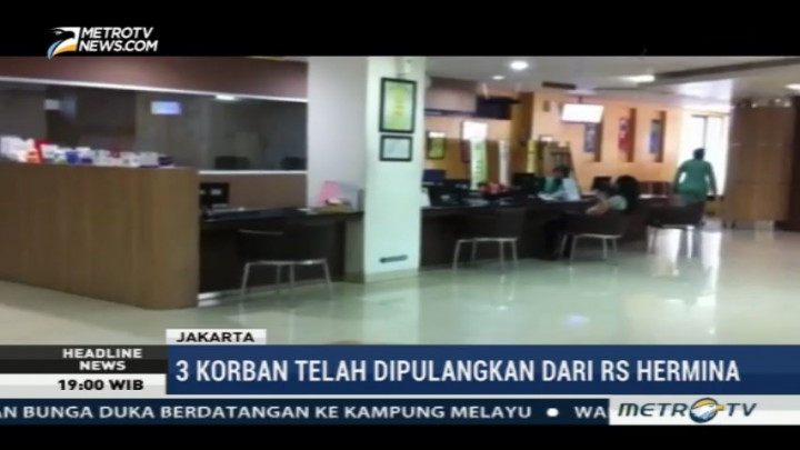 Tiga Korban Bom Kampung Melayu di RS Hermina Sudah Dipulangkan