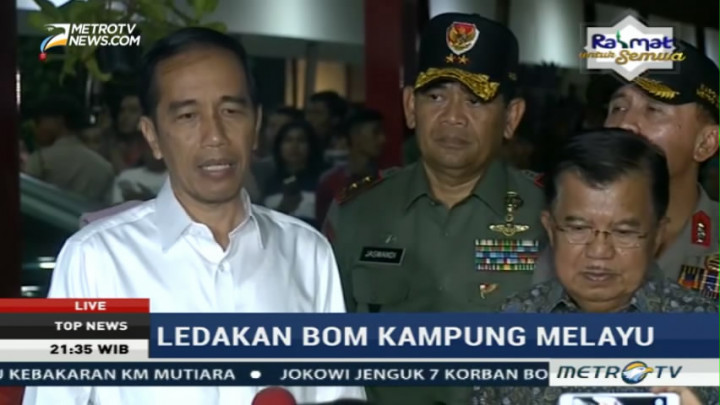 Jokowi: Tak Ada Tempat Bagi Teroris di Negara Ini