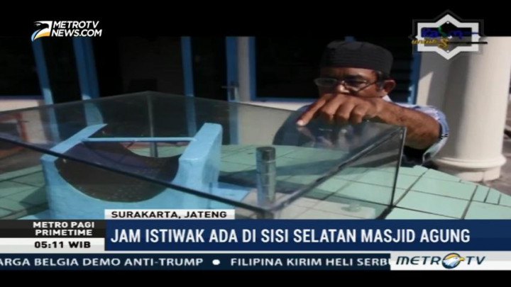 Menengok Jam Matahari Penanda Waktu Salat di Surakarta