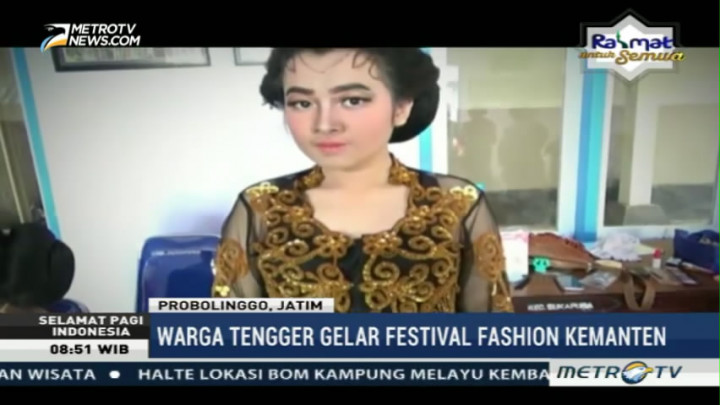 Warga Tengger Gelar Festival Fashion Kemanten di Probolinggo