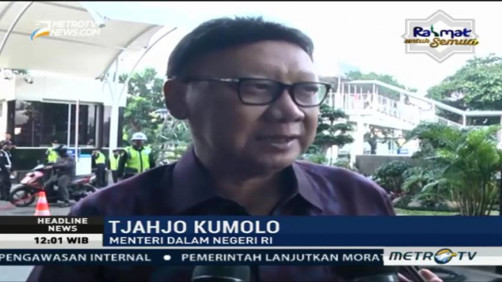 Mendagri Minta DPRD DKI Gelar Rapat Paripurna untuk Berhentikan Ahok