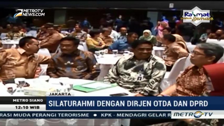 Djarot Silaturahmi dengan Kemendagri dan DPRD