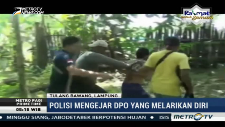 Buron 3 Tahun, DPO Pembunuhan Diringkus di Tulang Bawang