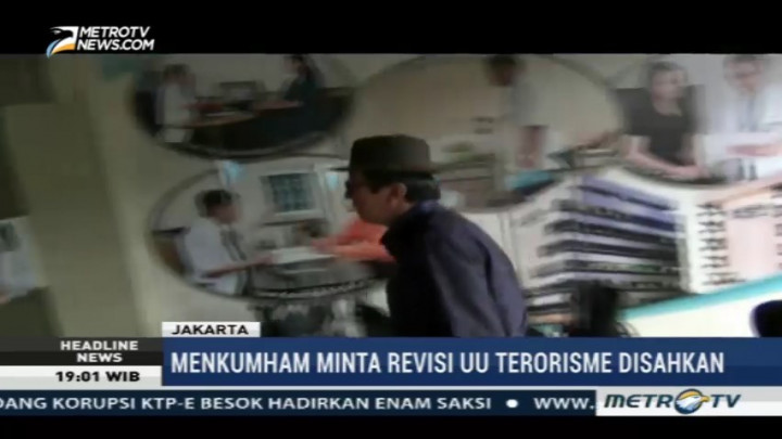 Menkumhan Jenguk Korban Bom Kampung Melayu