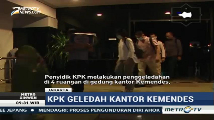 KPK Geledah Gedung Kemendes Selama 9 Jam