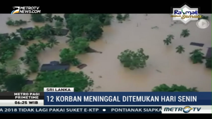 169 Orang Meninggal Dunia Akibat Banjir di Sri Lanka