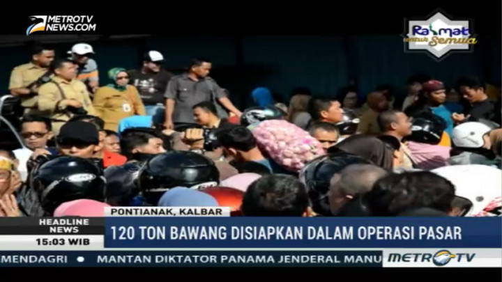 Pemprov Kalbar Gelar Operasi Pasar Bawang Putih