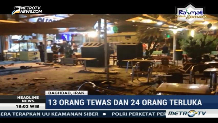 Ledakan Bom di Baghdad Tewaskan 13 Orang