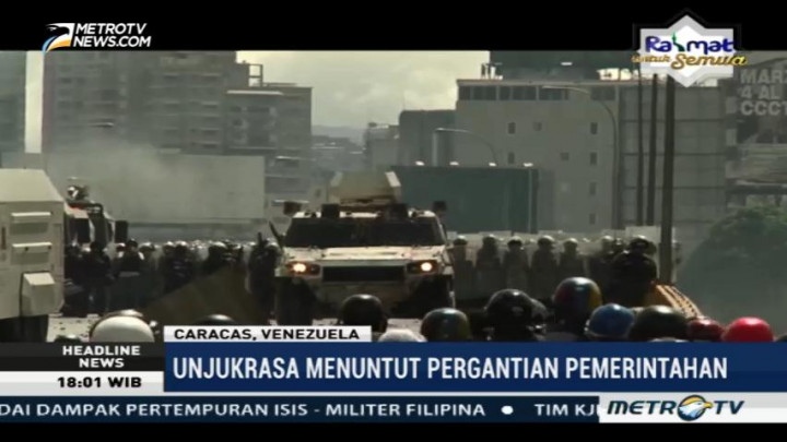 Dua Pemimpin Oposisi Venezuela Terluka saat Unjuk Rasa