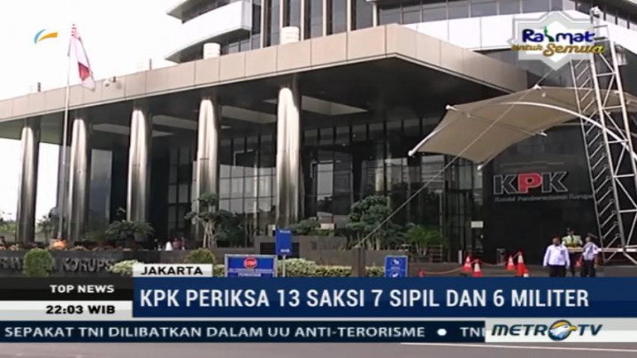 KPK Periksa 13 Saksi Kasus Korupsi Pembelian Helikopter AW 101