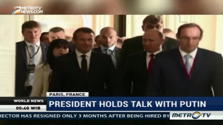 French President Holds Talk with Putin
