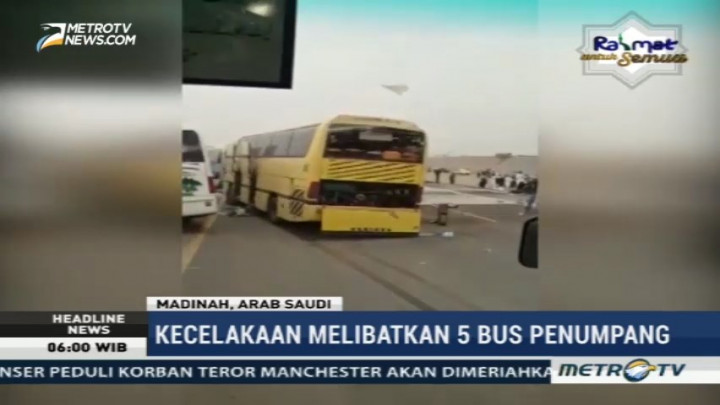 Kecelakaan Beruntun di Madinah, Enam Tewas