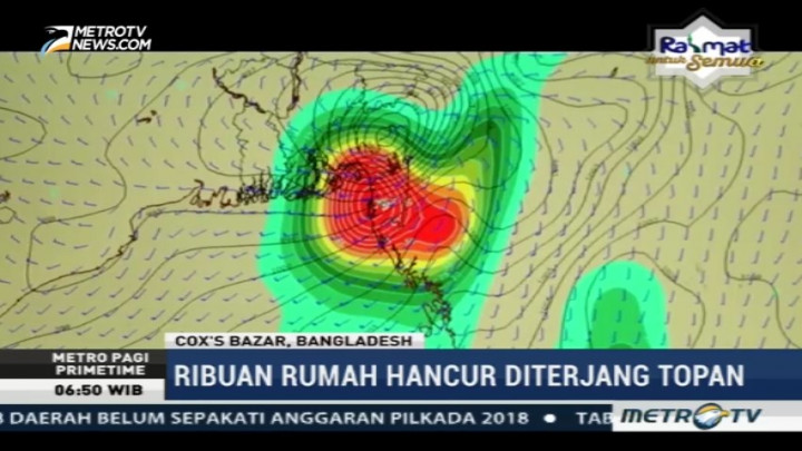 Topan Mora Terjang Bangladesh, Tiga Orang Tewas