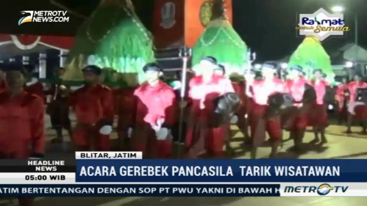 Warga Blitar Gelar Ritual Kirab Pancasila