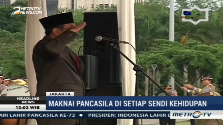 Djarot Pimpin Upacara Hari Lahir Pancasila di Monas
