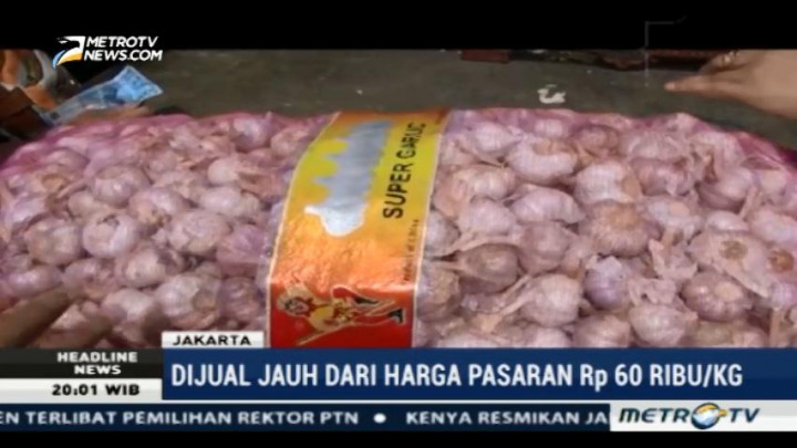 Kemendag Gelar Operasi Pasar Bawang Putih di Pasar Minggu