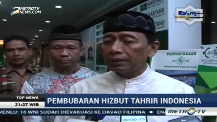 Menko Wiranto: Proses Hukum Pembubaran HTI Sedang Berjalan