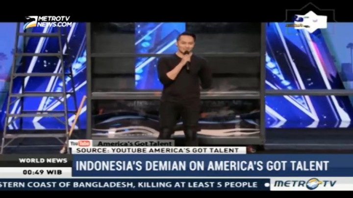 Indonesia's Demian on America's Got Talent