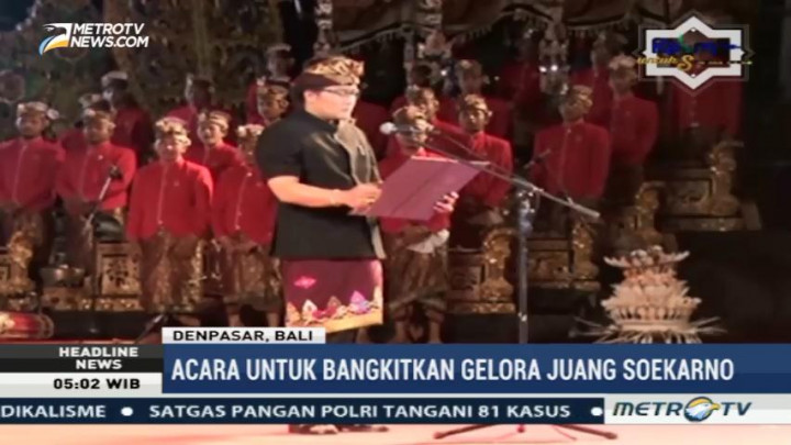 Peringati Harlah Pancasila, Warga Bali Gelar Pawai Budaya