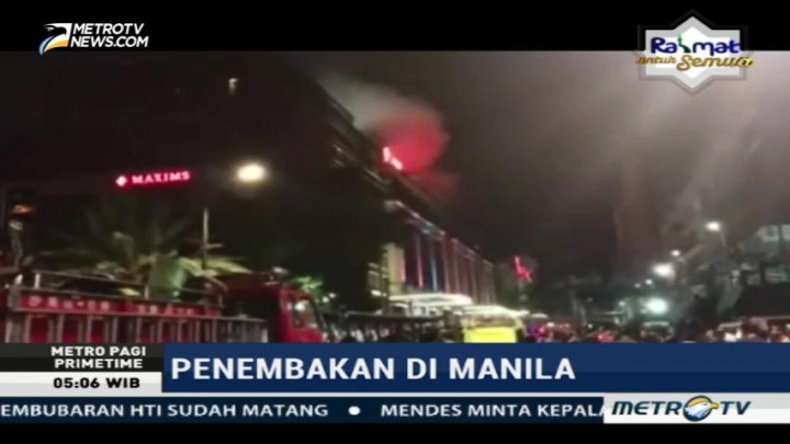 Penembakan Massal Kompleks Hotel di Manila, 25 Orang Terluka