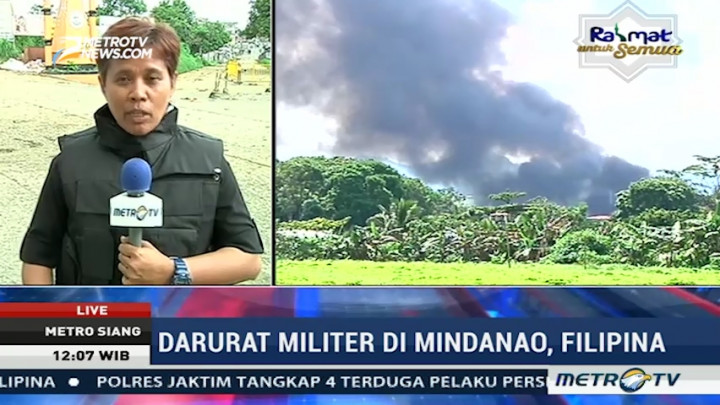 Hari ke-10 Darurat Militer, Masih Ada Kontak Tembak di Marawi