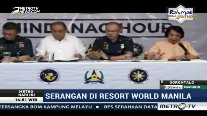 Polisi Filipina Bantah Aksi Serangan di Manila Terkait ISIS