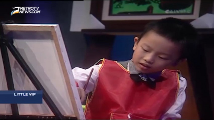 Calvin Clain Ditantang Melukis Wajah Abdel dan Cak Lontong