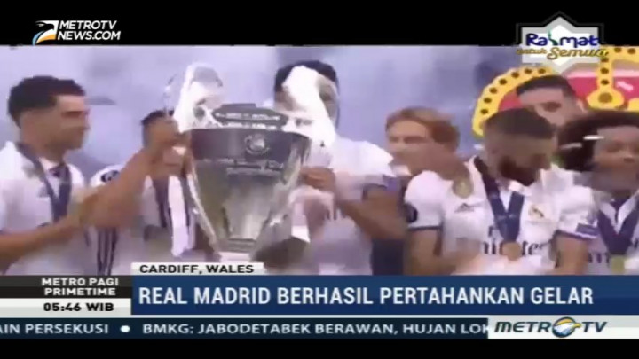 Real Madrid Berhasil Pertahankan Gelar Juara Liga Champions