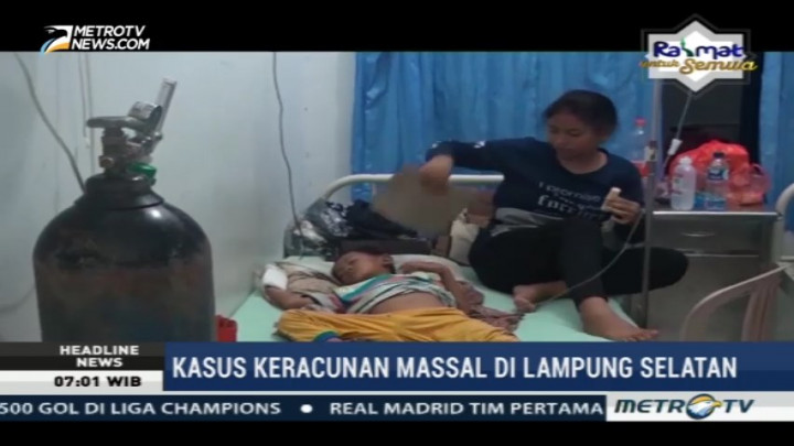Korban Keracunan Makanan di Lampung Selatan Terus Bertambah