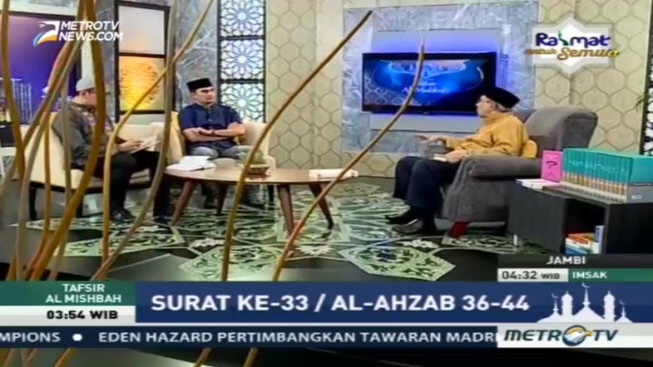 Tafsir Al Mishbah: QS Al-Ahzab 36-44 (3)