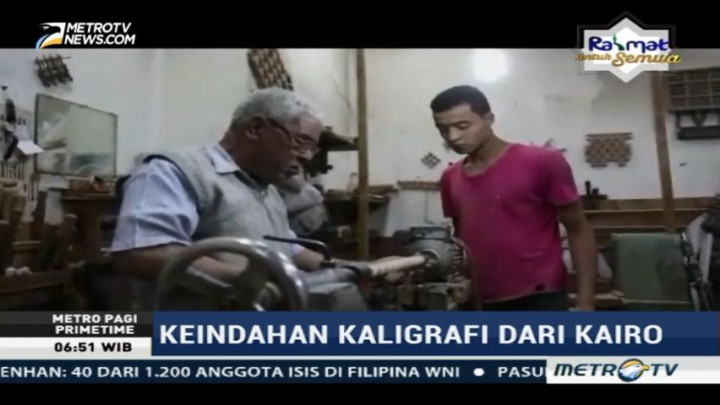 Keindahan Seni Kaligrafi dari Kairo