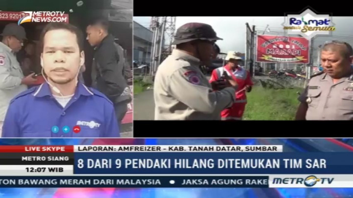 8 dari 9 Pendaki yang Terjebak di Gunung Marapi Telah Dievakuasi