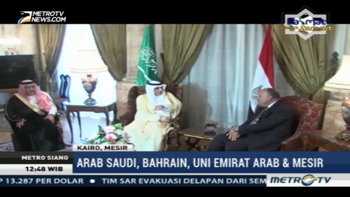 Empat Negara Arab Putus Hubungan Diplomatik dengan Qatar