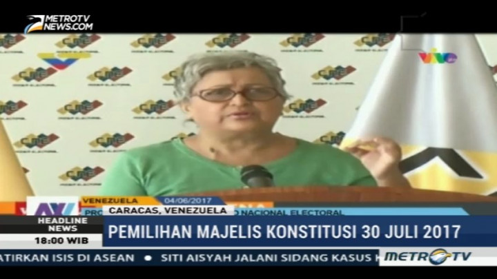 Pemilihan Majelis Kontitusi Venezuela Dijadwalkan Akhir Juli
